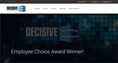 Desktop Screenshot of decisive.ca